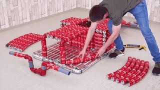 Coca Cola Car Made Out Of Cans | Viral Videos Of The Day by TheHUB 17,502 views 5 years ago 3 minutes, 41 seconds