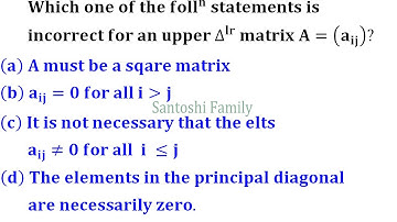 upper triangular and lower triangular matrix example linear algebra engineering mathematics