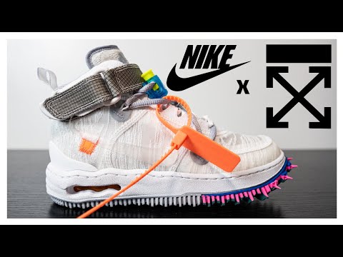 【NONCODE】Rinset White Ugly Sneakers NIKE x Off-White Air Force 1 Mid (Ugly Shoes) Reviews And