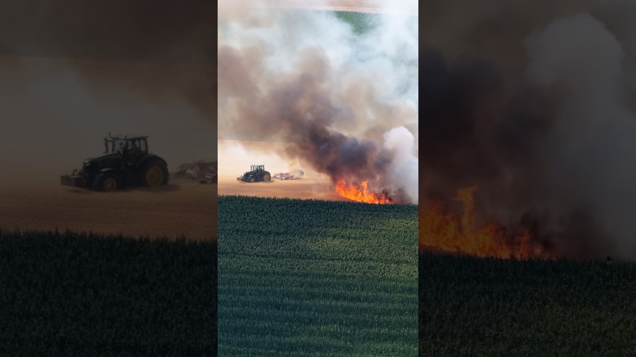 🔥 12.07.2026 Feldbrand bei Hilsbach / Adelshofen! Landwirte & Feuerwehr verhindern Katastrophe 🚜🚒