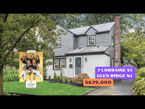7 Lorraine St, Glen Ridge, NJ home video tour