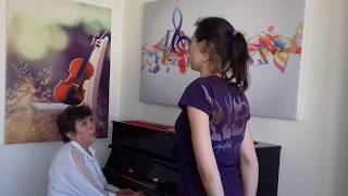 Lessons with my vocal coach - Renata