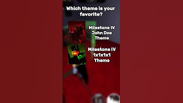 Which MILESTONE IV CHASE THEME Is The Best In Forsaken? #roblox #forsaken #shorts