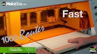 CNC WORK CENTER EVOLUTION 1000 ROUTER - CNC through-feed machine for drilling, grooving and routing