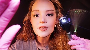ASMR Doctor: Realistic Eye Exam & Scalp Check 🩺Ear to Ear Medical Roleplay for Sleep