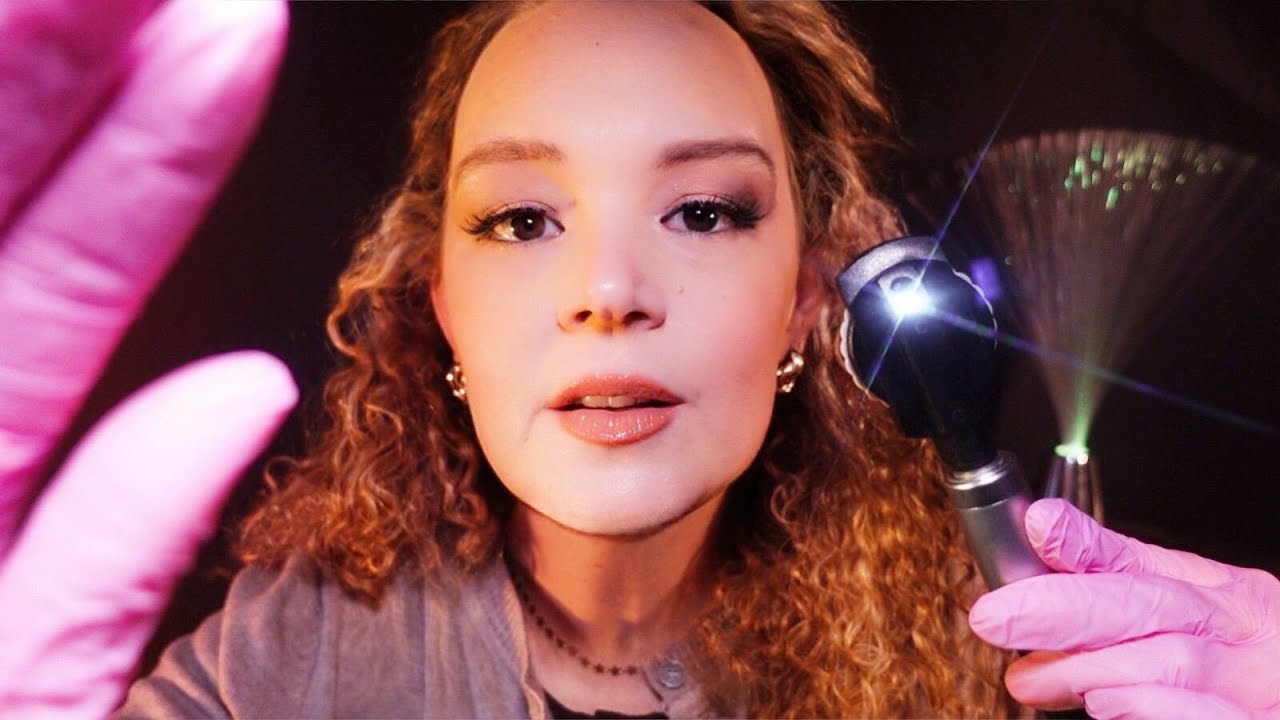 ASMR Doctor: Realistic Eye Exam & Scalp Check 🩺Ear to Ear Medical Roleplay for Sleep