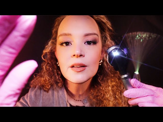 ASMR Doctor: Realistic Eye Exam & Scalp Check 🩺Ear to Ear Medical Roleplay for Sleep