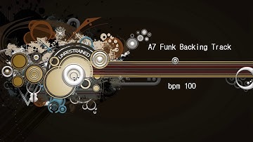 A7 Funk Backing Track (bpm 100)