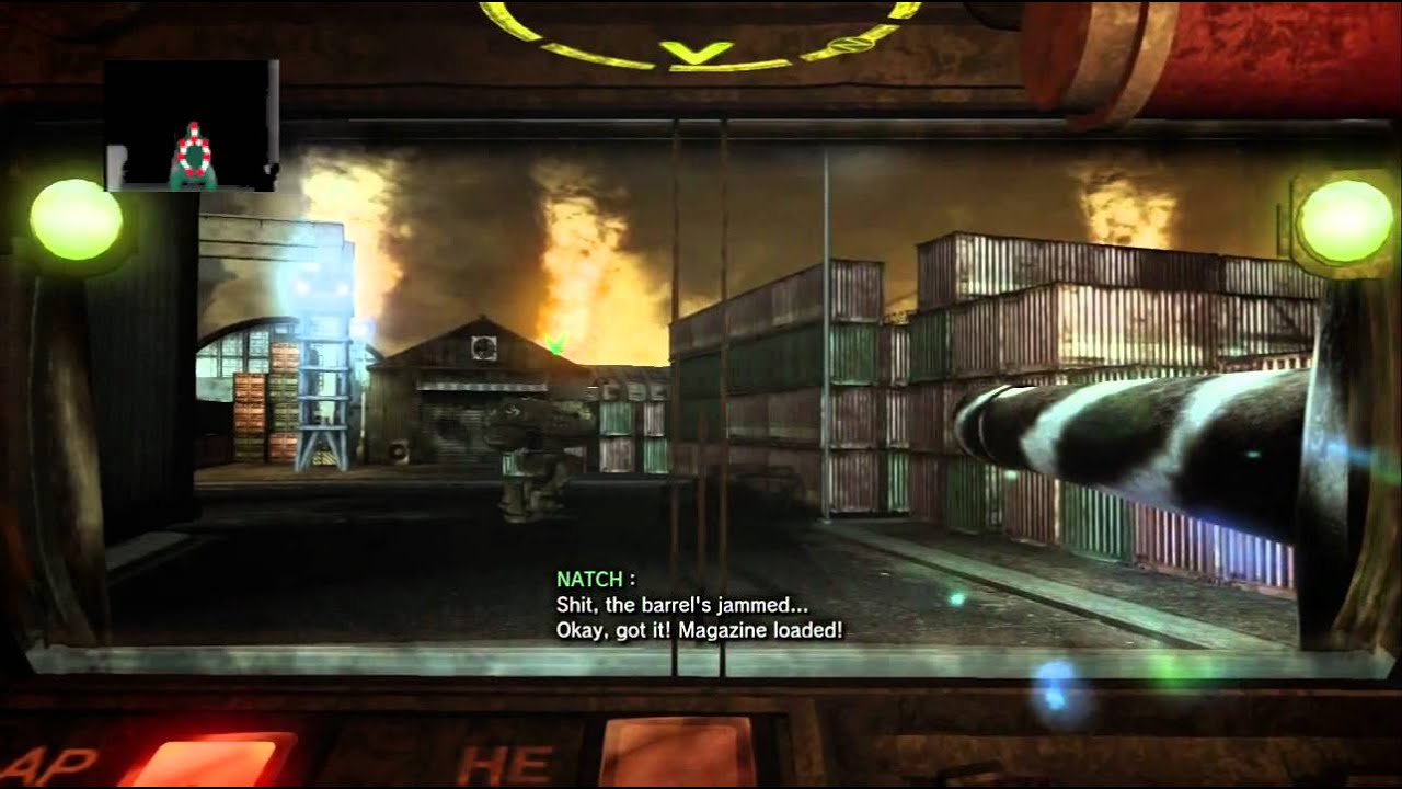 Steel Battalion Heavy Armor Mission 7 Munition Demolition Xbox 360 Kinect 720P gameplay