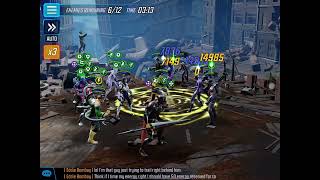 Marvel Strike Force Doom 1 Tech Boss Node Middle Lane
