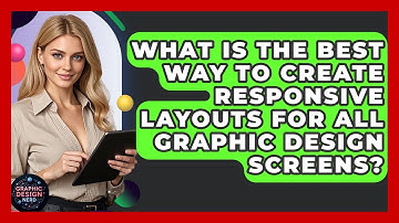 What Is The Best Way To Create Responsive Layouts For All Graphic Design Screens?