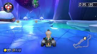 【MK8DX】ロゼッタプラネットの氷の路面が割れる瞬間