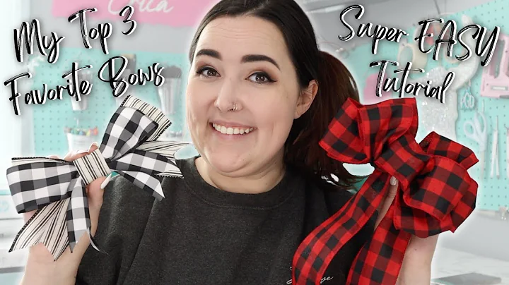 Top 3 Easiest & Prettiest Bows / Bow Tutorial for ...