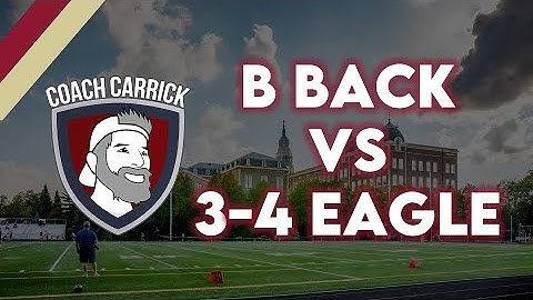 How to Keep B Back Involved vs. 3-4 Eagle?