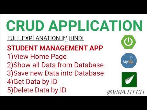 Student Management System Project using #spring_boot #mysql #html # ...