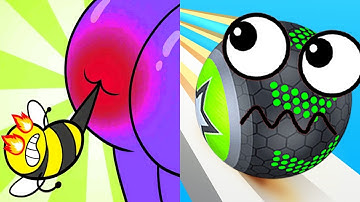 Going Balls VS Help Me Tricky Puzzle,Sandwich Runner,Ball Merge 2048,Juice Run,Pancake Run,Coin Rush