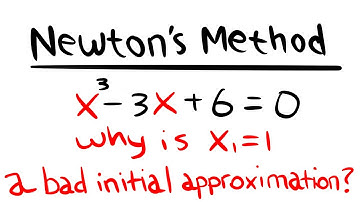 bad initial approximation for Newton