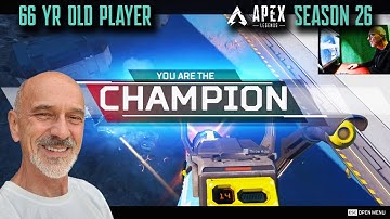 4 kills, RAMPAGE - 66 yr old player Apex Legends Season 26