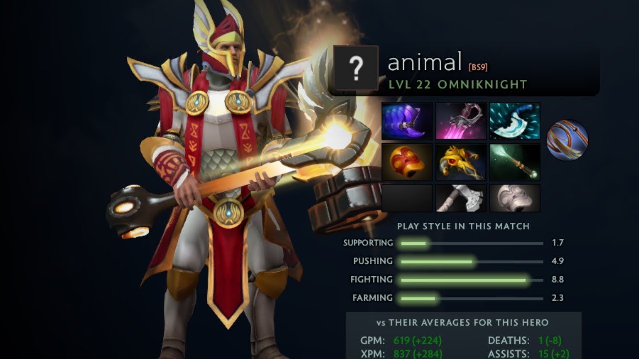 Dota 2 Replay 7.35d -Offlane- Omniknight [MVP] - YouTube