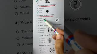 # Physics Quiz By R. S. Education #