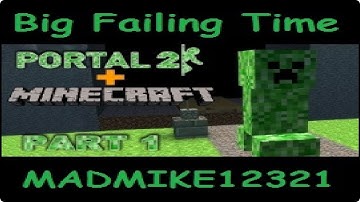 Portal 2 Walkthrough - Minecraft Map - Part 1 - Welcome