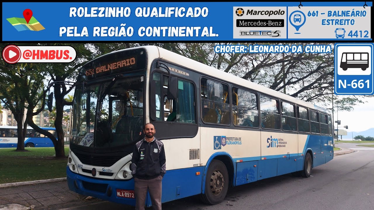 Linha 661 | Balneário no Mercedes-Benz OF-1721 BlueTec 5.