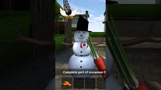 Scary Teacher 3D || Snowman⛄⛄☃️||