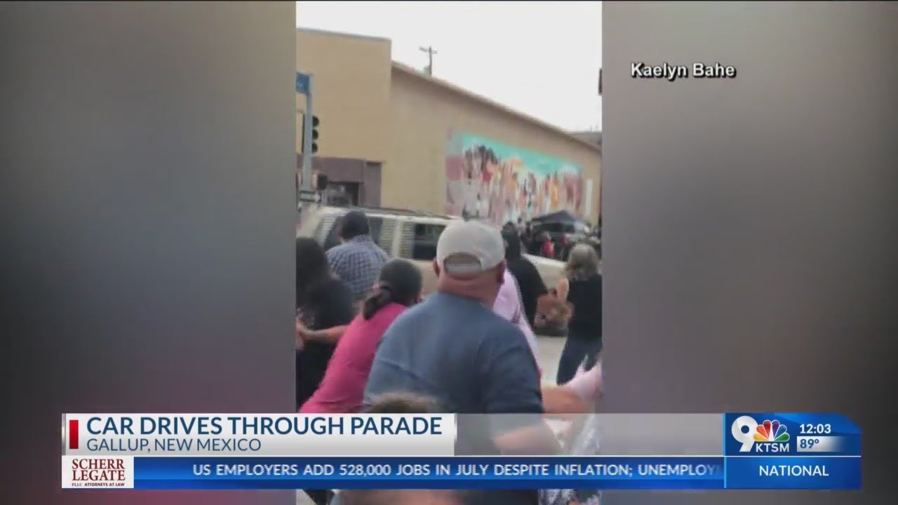 Man arrested after striking several people at Gallup parade