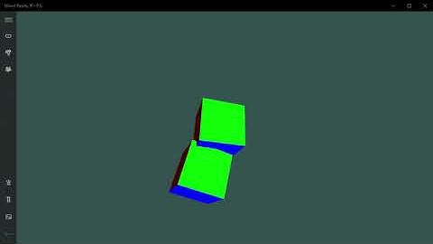 Sample of BasicXrApp of OpenXR 1.0 on Windows Mixed Reality headset