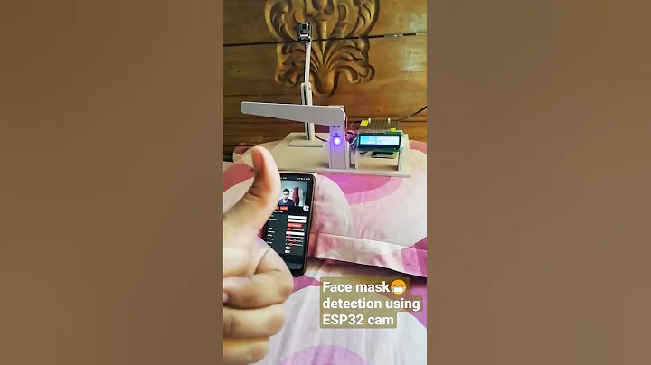 Face 😷 mask detection using ESP32 cam