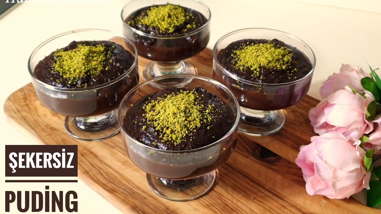 SADECE 4 MALZEMELİ DİYET PUDİNG 💃