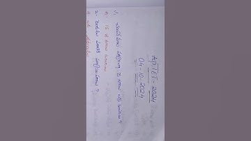 AP Tet exam 4/10/2024 morning shift bits👌#tet exam bits #treinding short #Aptet exam viral short