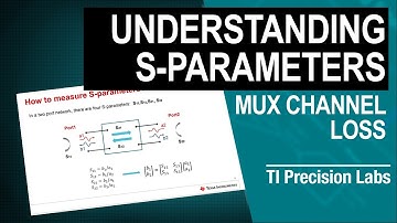 Understanding S-parameters of high-speed multiplexers