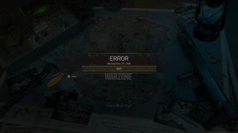 Warzone memory error 19 . 1906