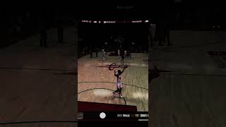 Three point shot for the buzzer ! 🥶🤯🤯 #nba #nba2k26 #viral #shorts
