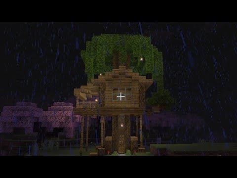 I build a tree house in minecraft | Minecraft gameplay - YouTube