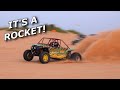 1000HP 2JZ powered Polaris RZR hits the sand at LITTLE SAHARA!