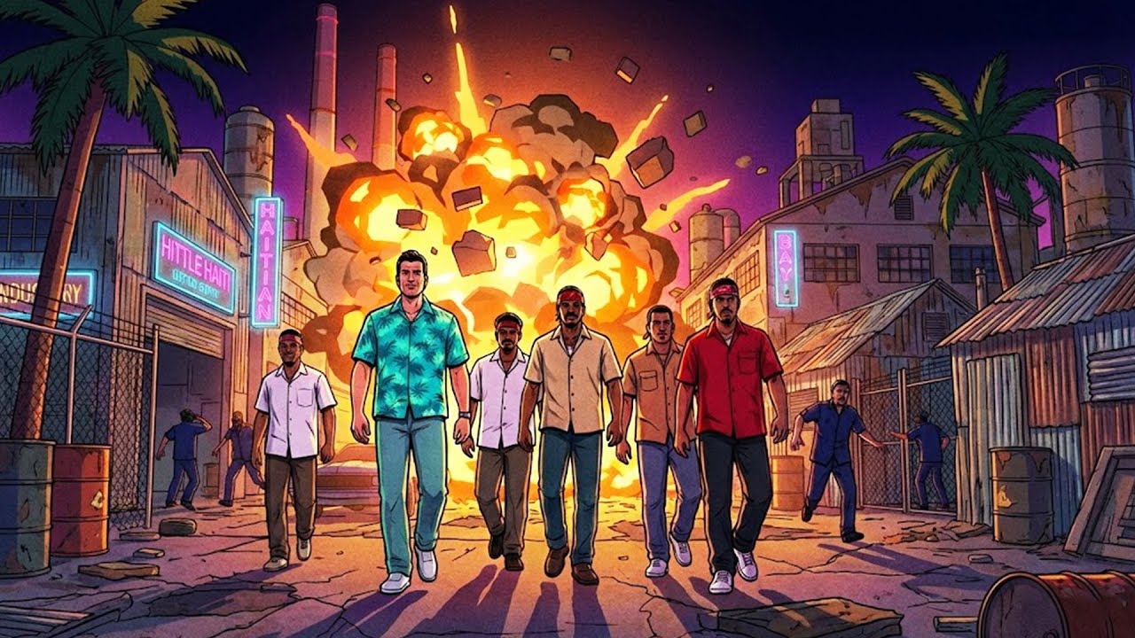 Tommy destroys the Haitian base - GTA Vice City