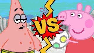 M.U.G.E.N Battles | Patrick Star vs Peppa Pig | SpongeBob SquarePants vs Peppa Pig