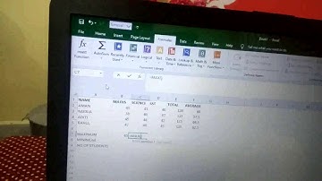 AKPS, Class 7, Sub Computer, Chapter 1, Formula in Excel 2013, Part 4