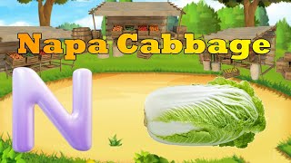 Vegetables Phonics Song | Vegetable ABCD Alphabet Song | ABCD Song | Kids TV - Nursery Rhymes
