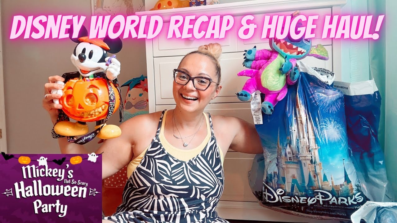 DISNEY WORLD RECAP 2024 - MICKEY’S HALLOWEEN PARTY 🎃 - MEGA DISNEY HAUL 🛍️ - STAR WARS EVERYTHING!💫💫
