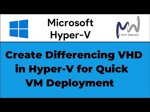17. How to Create Differencing Disk in Hyper-V | Windows Server 2025