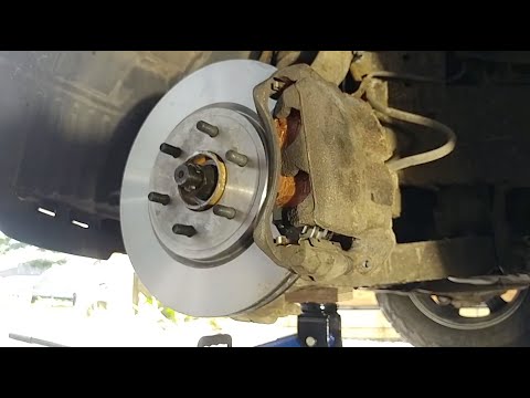 Nissan Navara D40 brake disc, pad and ABS sensor replacement