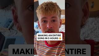 MAKING AN ENTIRE SONG IN 5 HOURS 🤯