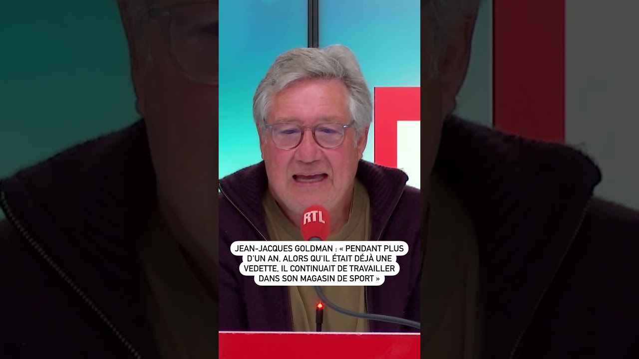 "Alors qu'il était déjà une vedette J-J. Goldman continuait de travailler dans son magasin de sport"