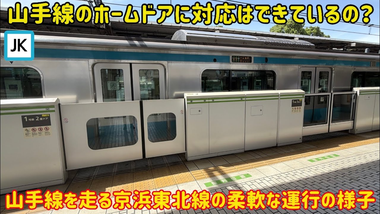 Are the doors opening and closing okay?] The Keihin-Tohoku Line
