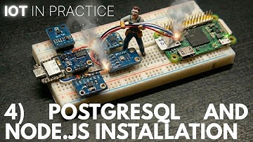 PostgreSQL and Node.js installation on Raspberry Pi | IoT in practice workshop
