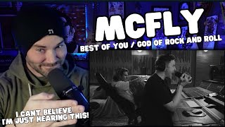 Metal Vocalist First Time Reaction - McFly God of Rock and Roll / Best Of You Cover