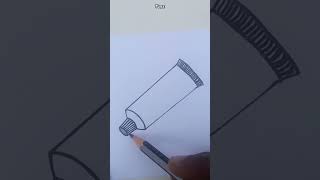 Toothpaste tube drawing #shorts